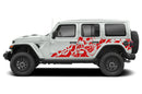 Nightmare side graphics decals compatible with wrangler JL