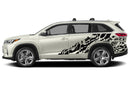 Nightmare side graphics decals for Toyota Highlander 2014-2019