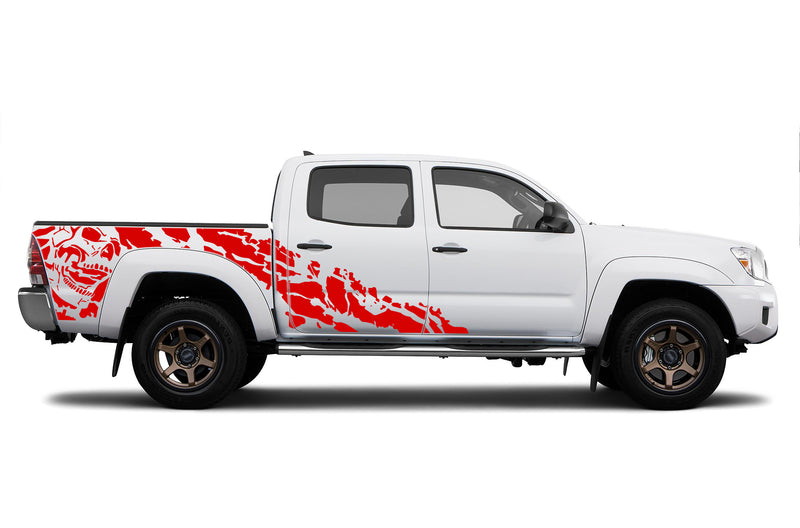 Nightmare shredded graphics decals for Toyota Tacoma 2005-2015