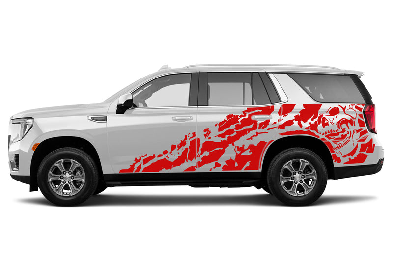 Nightmare side graphics decals for GMC Yukon