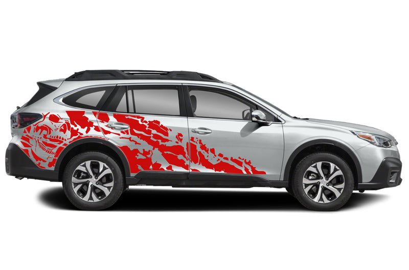 Nightmare side graphics decals for Subaru Outback