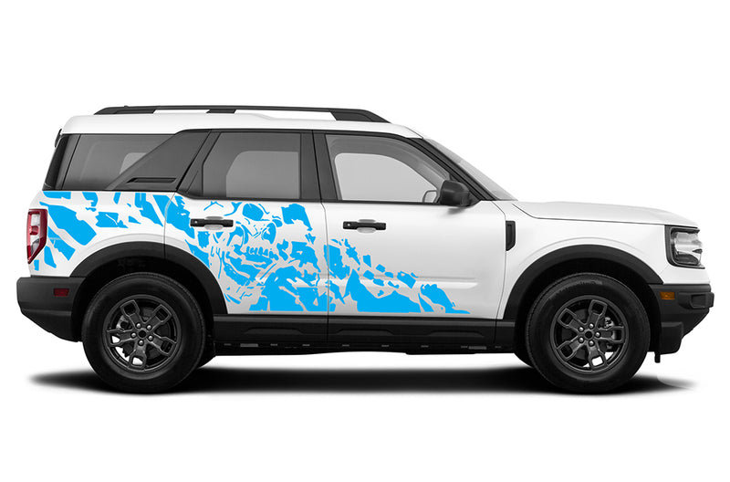 Nightmare side decals graphics compatible with Ford Bronco Sport