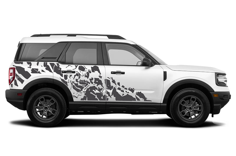 Nightmare side decals graphics compatible with Ford Bronco Sport