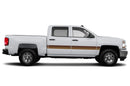 Retro themes center graphics decals for Chevrolet Silverado 2014-2018