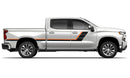 Retro hash stripes decals graphics compatible with Chevrolet Silverado