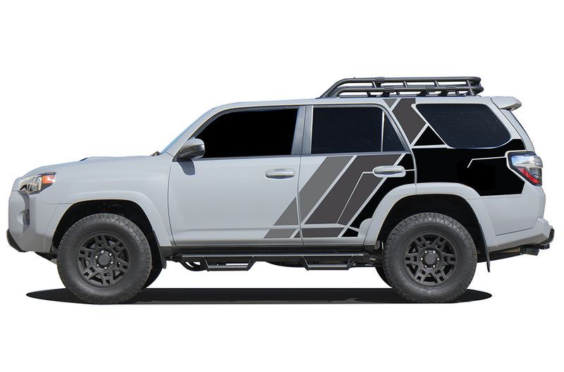 Retro style stripes graphics decals compatible with Toyota 4Runner