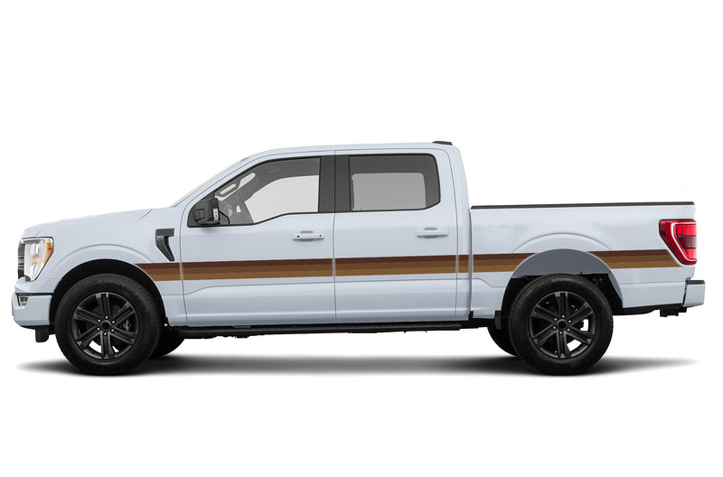 Retro themes hood graphics decals for Ford F150