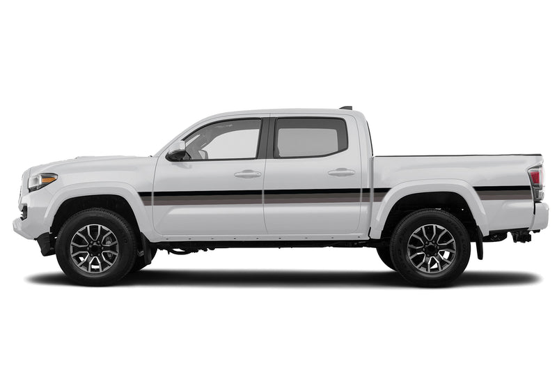 Retro themes side center graphics decals for Toyota Tacoma