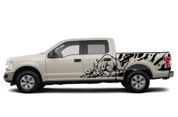 Rhino splash side graphics decals for Ford F150 2015-2020