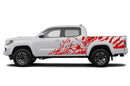 Rhino splash side graphics decals for Toyota Tacoma
