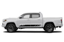 Rocker mountains stripes graphics decals for Toyota Tacoma
