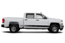 Rocker panel stripes graphics decals for Chevrolet Silverado 2014-2018