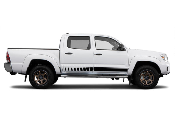 Rocker panel side stripes graphics decals for Toyota Tacoma 2005-2015