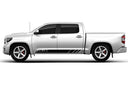 Rocker panel mountains stripes graphics decals for Toyota Tundra