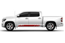 Rocker panel mountains stripes graphics decals for Toyota Tundra