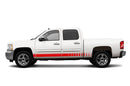 Rocker panel stripes decals for Chevrolet Silverado 2007-2013