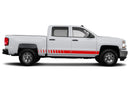 Rocker panel stripes graphics decals for Chevrolet Silverado 2014-2018