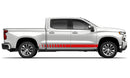 Rocker panel side stripes graphics decals for Chevrolet Silverado