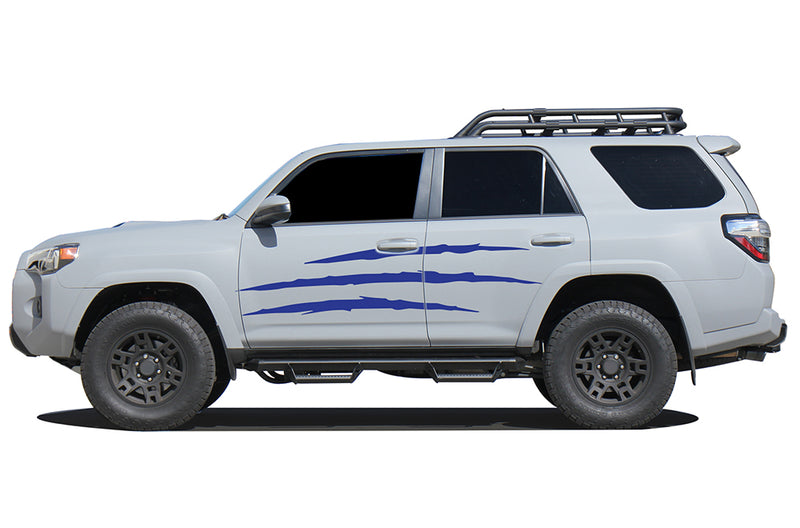 Scratches side graphics decals compatible with Toyota 4Runner