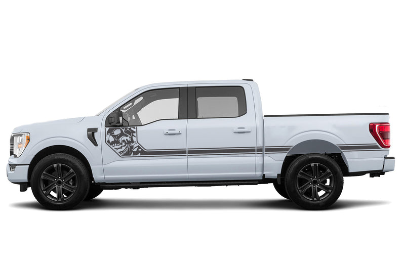 Side line nightmare stripes graphics decals for Ford F150