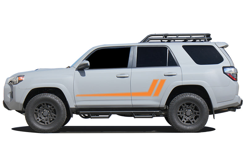 Side direction stripes graphics decals compatible with Toyota 4Runner