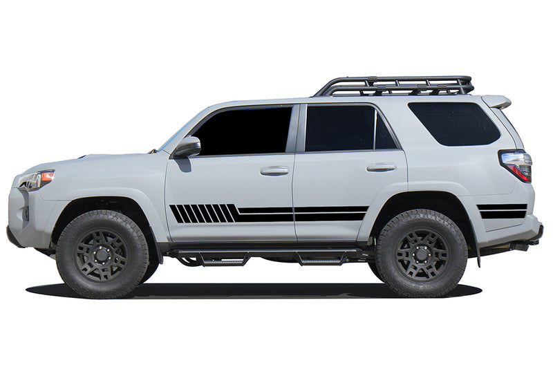 Side hash lines stripes graphics decals compatible with Toyota 4Runner