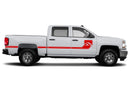 Mountain stripes graphics decals for Chevrolet Silverado 2014-2018