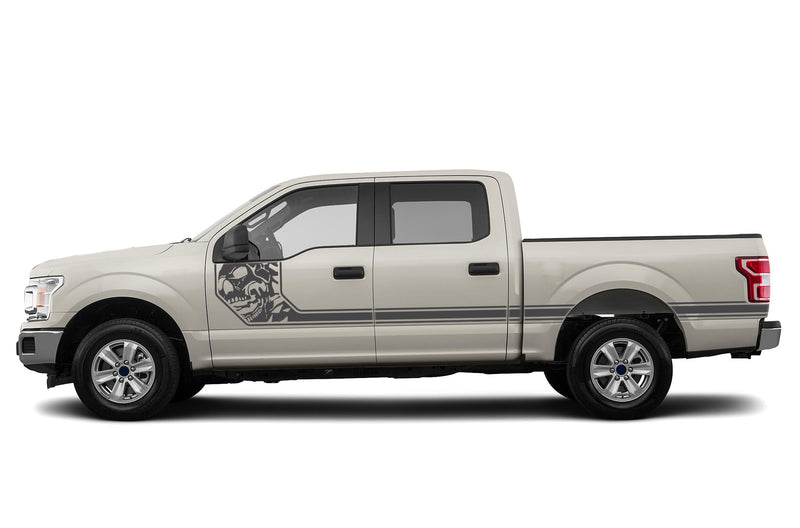 Side line nightmare stripes graphics decals for Ford F150 2015-2020