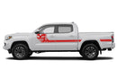 Side line nightmare stripes graphics decals for Toyota Tacoma