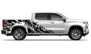 Skull shredded graphics decals for Chevrolet Silverado
