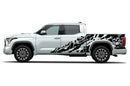 Skull shredded side graphics decals for Toyota Tundra