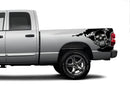 Skull side bed graphics decals for Dodge Ram 2002-2008