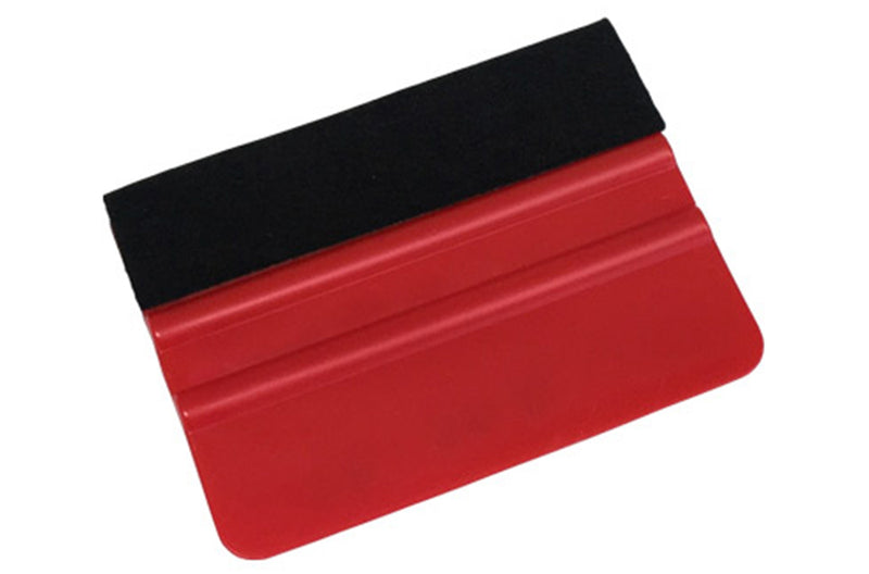 Squeegee anti-scratch felt