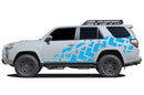 Tire truck side graphics decals compatible with Toyota 4Runner 2010-2024