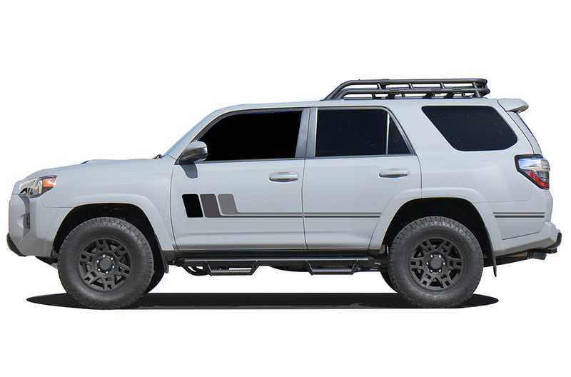 Triple hockey stripes graphics decals compatible with Toyota 4Runner