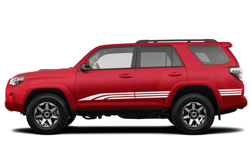 Triple way side stripes graphics decals compatible with Toyota 4Runner