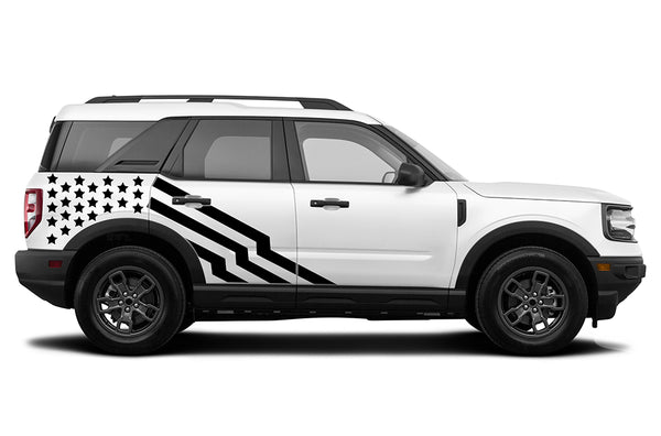 US stripes and stars decals graphics compatible with Ford Bronco Sport