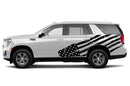 USA flag side graphics decals for GMC Yukon