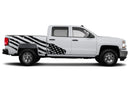 USA flag side graphics decals for Chevrolet Silverado 2014-2018