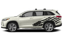 USA flag side graphics decals for Toyota Highlander 2014-2019