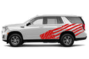 USA flag side graphics decals for GMC Yukon