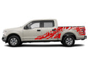 USA flag shredded graphics decals for Ford F150 2015-2020