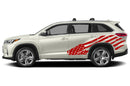 USA flag side graphics decals for Toyota Highlander 2014-2019