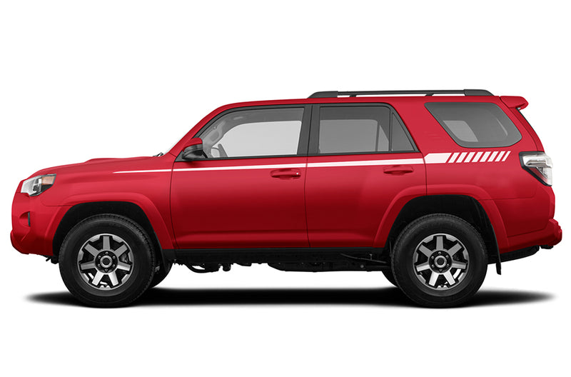 Upper stripes graphics decals compatible with Toyota 4Runner