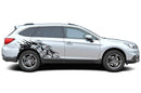 Wild bear side graphics decals for Subaru Outback 2015-2019